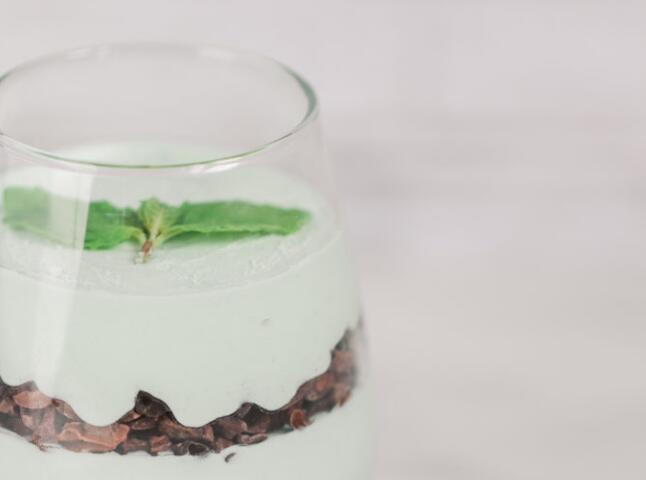 Mint Chip Spirulina Parfait